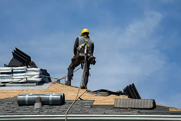 Professional Flat Roof Repair technician working in Harvey, IA